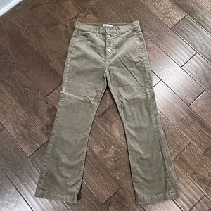 Loft Suede Cropped Pants